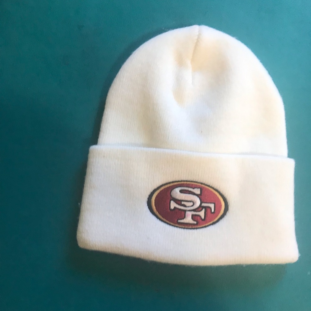 White San Francisco 49ers Secondary Basic Cuffed Knit Hat